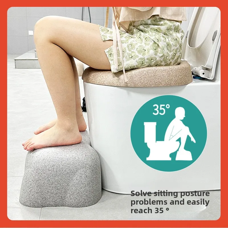 Taburete de baño multifuncional para el hogar, reposapiés plegable en forma de C, taburete doble antideslizante, banco de paso de una sola pieza