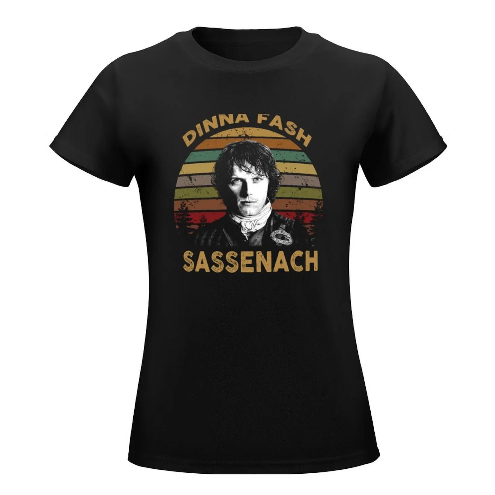 Outlander Dinna Fash Sassenach T-Shirt female cute tops plus size t shirts for Women loose fit