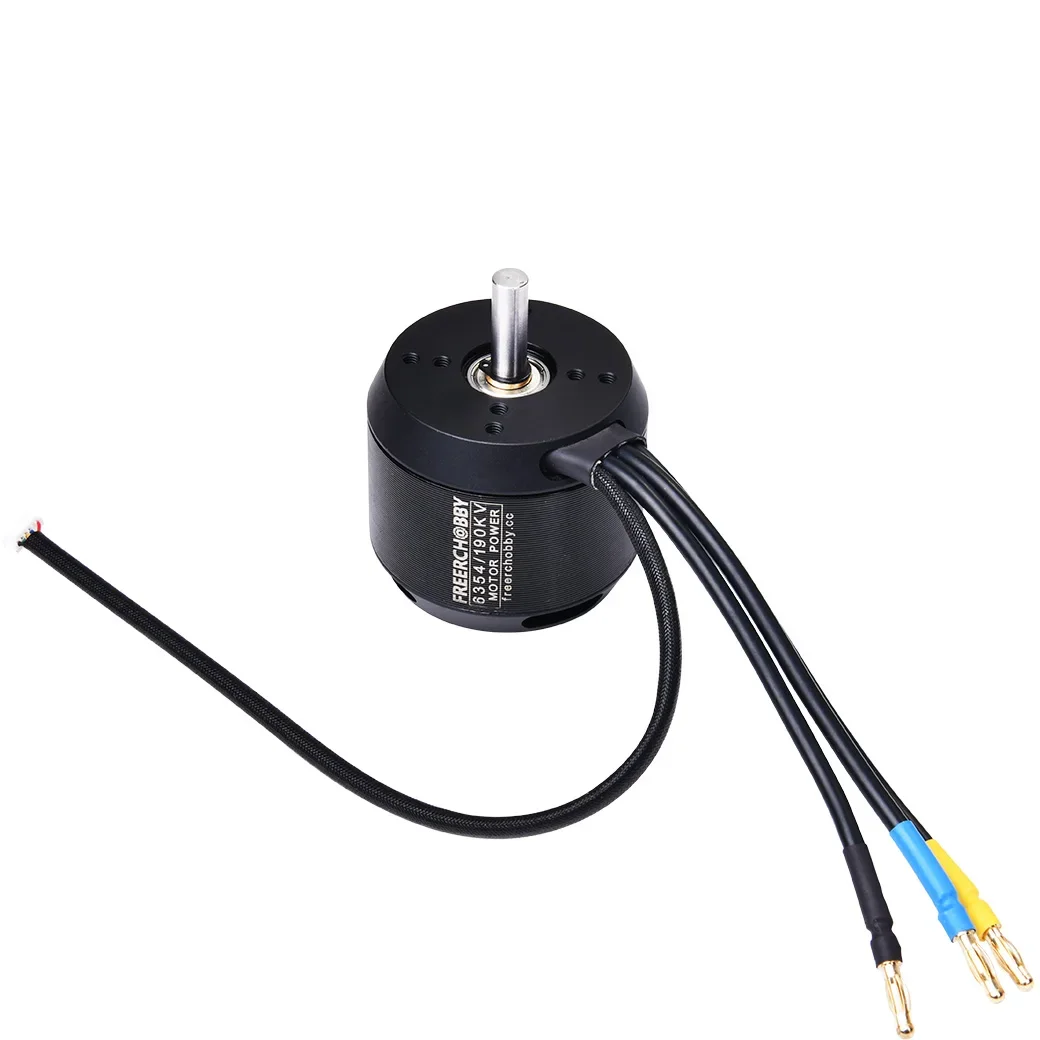 6354 170KV 190KV 230kv  Esk8 2450w 24v 36V 48V motorized belt hub drive off road electric skateboard brushless motor