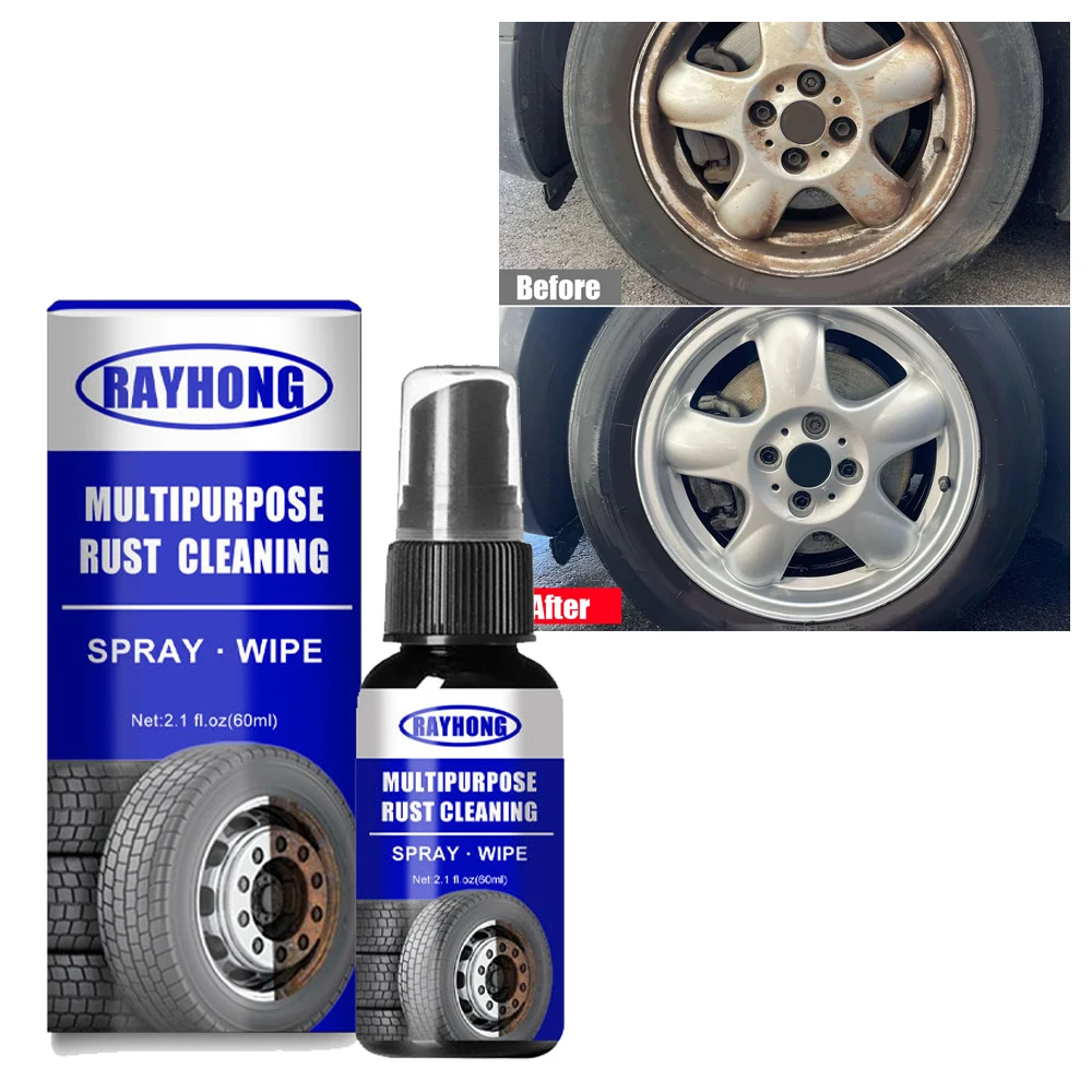 

Car Wheels Rust Inhibitor Rust Remover Derusting Spray Auto Maintenance Cleaning Metal Chrome Paint Clean Anti-rust Lubricant
