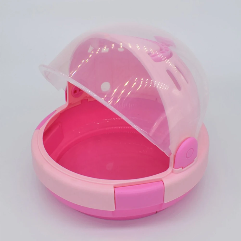 

Portable Pet Birds Cages Travel Parrot Carrier H held Case PVC Compact Breathing Ventilation Transparent Bird Cage Small Animals