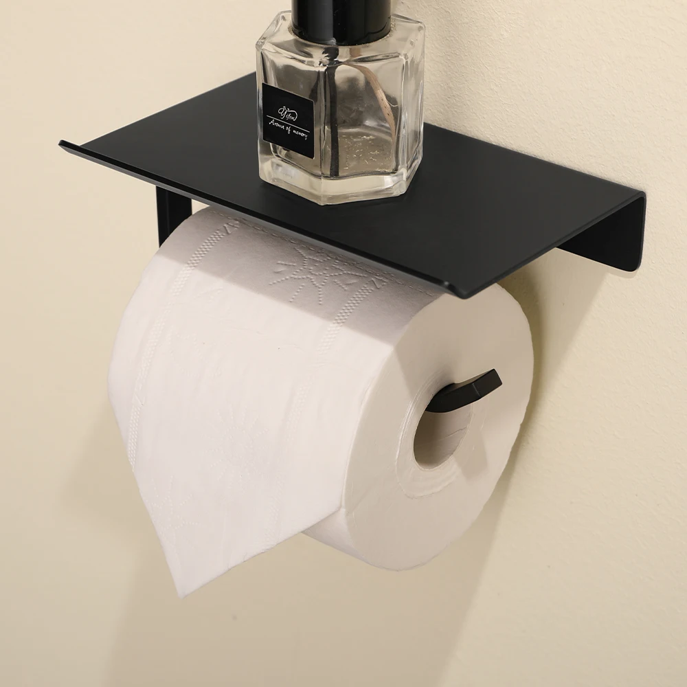 

Wall Mounted Toilet Paper Holder Rustproof Anticorrosion 304 Stainless Steel Bathroom Kitchen Roll Paper Toilet Holder