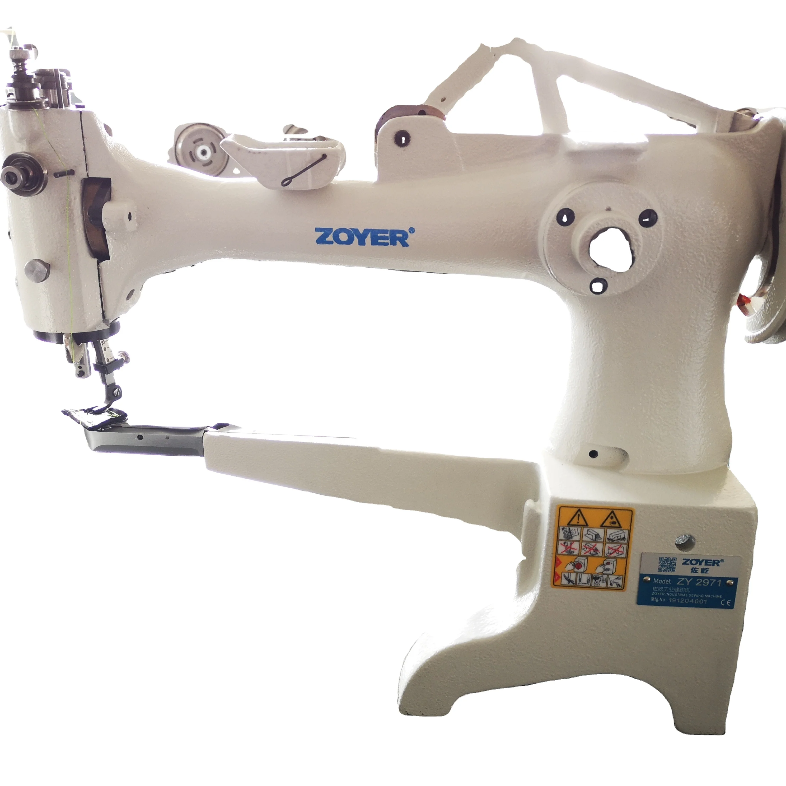 ZY 2972 Zoyer Single  Large Hook Cylinder Bed Shoes Repairing Machine