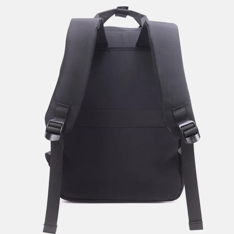 Men Backpack Solid-Colour Minimalist Daypack Business Commuter Laptop Bag Student Bookbag Light Waterproof Durable Rucksack