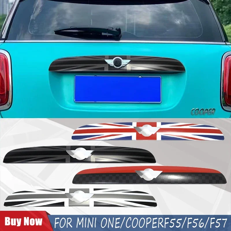 Rear Door Trunk Decoration Strip Cover Case Sticker Protector Decor For Mini Cooper Hatchback F55 F56 F57 Car Styling Accessory