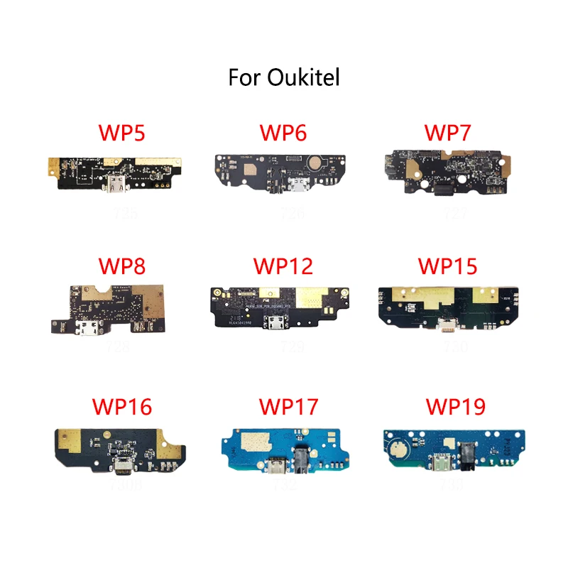 USB Charge Dock Port Connector Flex Cable For Oukitel WP5 Pro WP6 WP7 WP8 WP12 WP15 WP16 WP17 WP18 WP15S Charging Board Module