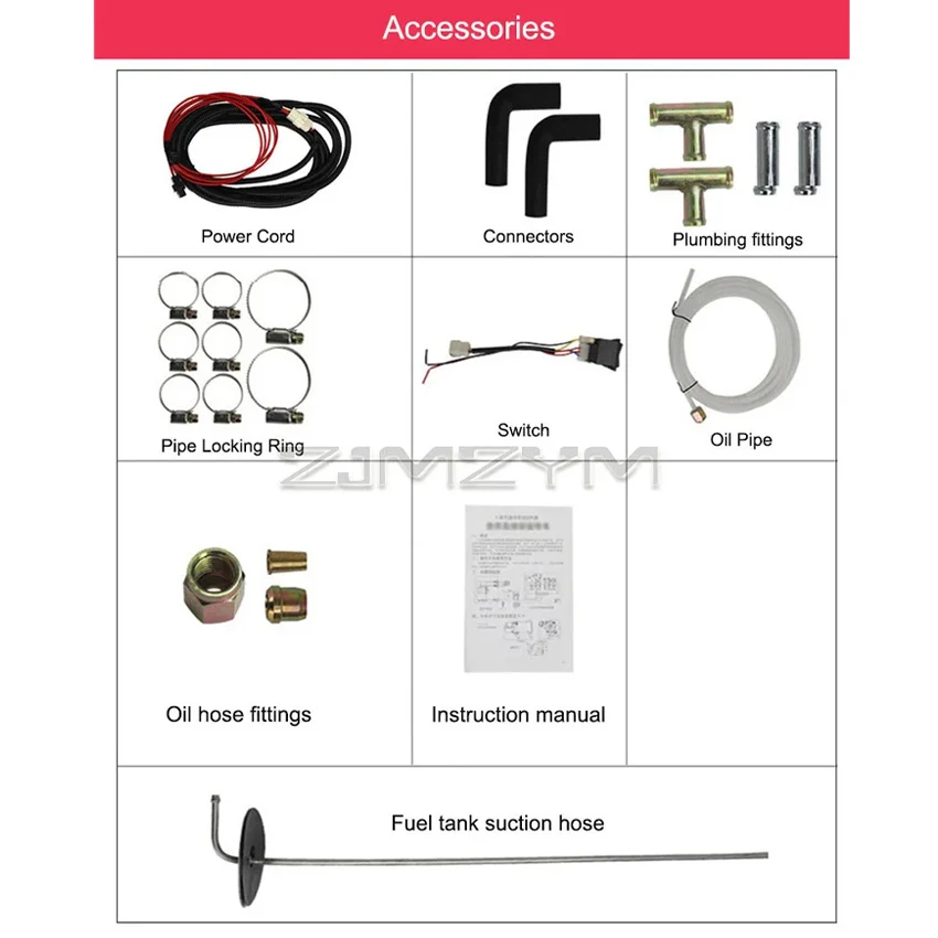 Car Heater 16.3KW Air Diesel Heater Engine Preheater Diesel Car Truck Preheating Water Heating Machine 12V 24V