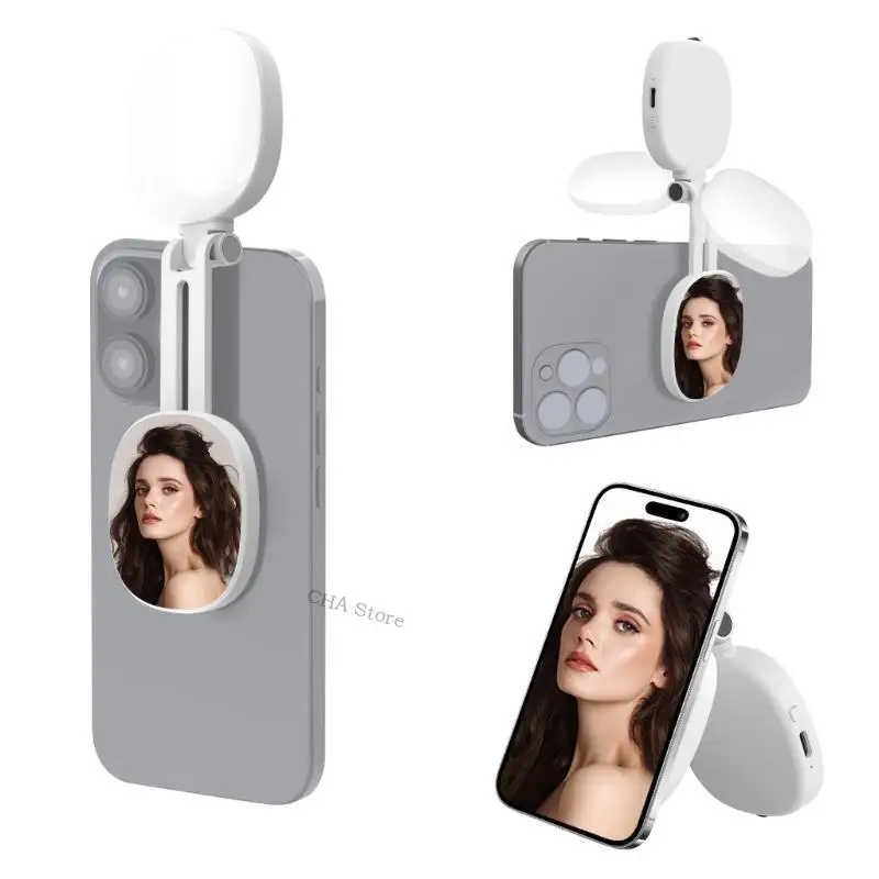 3 نغمة الهاتف المغناطيسي كاميرا مصباح ذراع قابلة للطي قابلة للطي دقة اللون ＞ 70 ضوء الماكياج المحمول لمنتج الفيديو 3xue