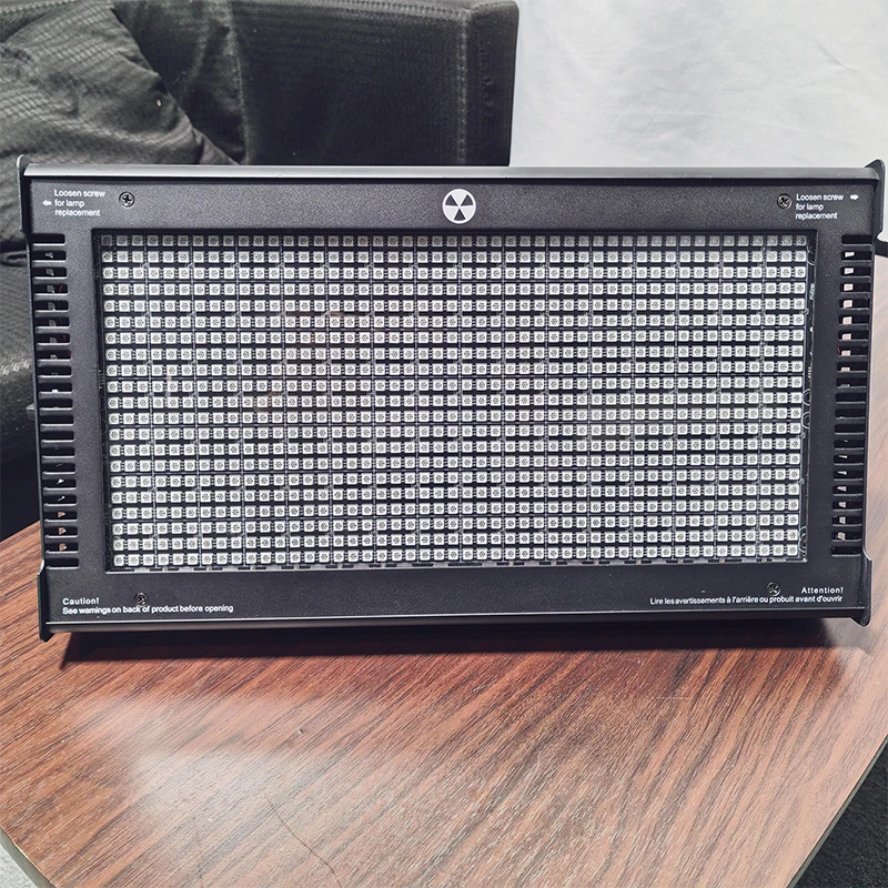 DMX512 RGBW Strobe Light 200W 1080×0.2W Lamp Beads Disco Club DJ Blinder Lighting 6500K-7500K Horse Racing Wash Stage Lighting
