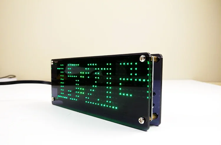 

SMD LED Dot Matrix Digital Clock Production Kit Electronic Clock Kit Diy Clock Kit