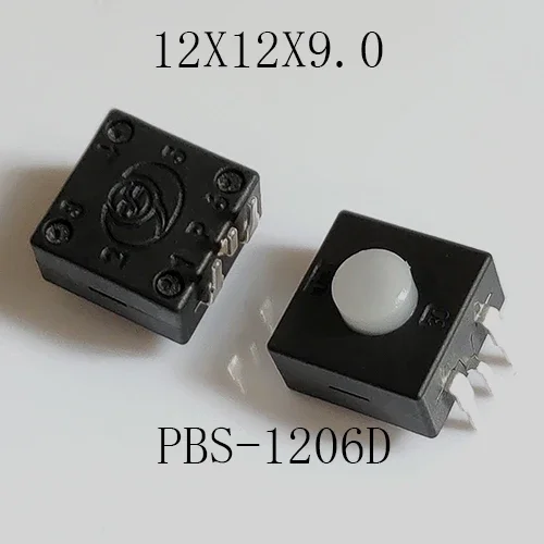 10PCS Push Button Switch 12x12x9mm 3PIN DIP ON-ON-OFF 3Position Flashlight Self Locking Button