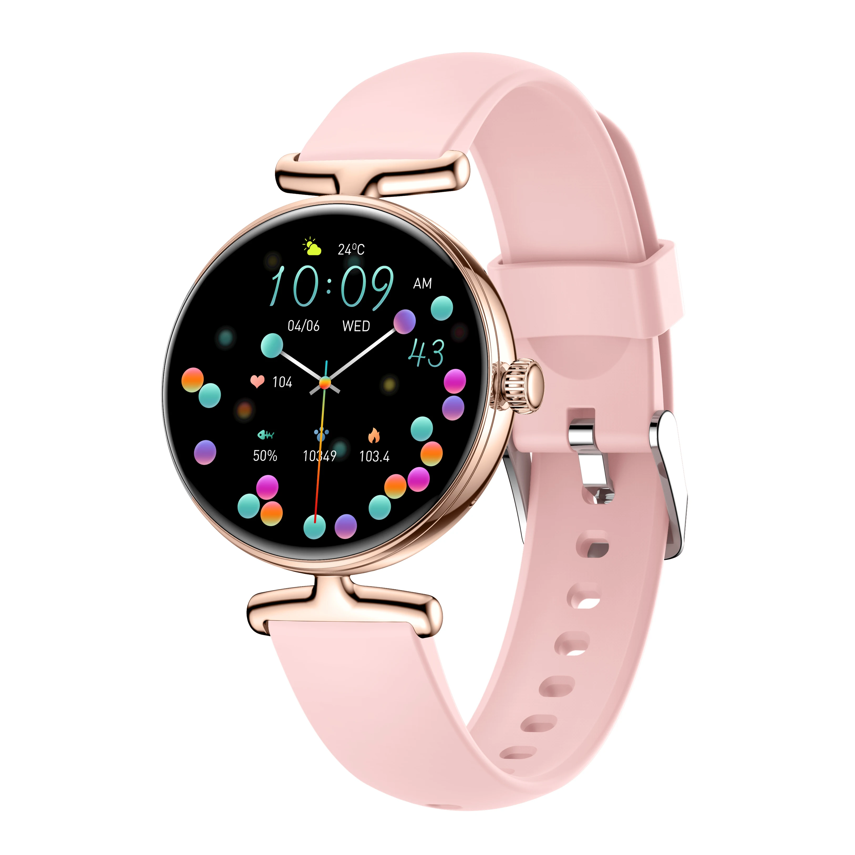 

2025 New Smart Watch For Women Gift 1.19 Inch Full Touch Screen Sports Fitness Watches Bluetooth Calls Smartwatch Ladies