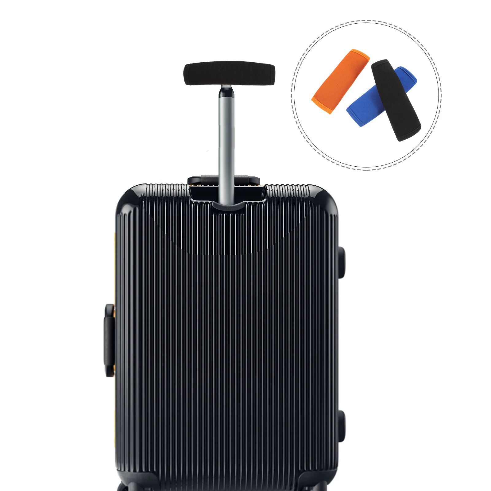 

3Pcs Luggage Handle Covers Neoprene Travel Suitcase Handle Wrap Replacement Grip Luggage Identifier Suitcase Grip Wrap