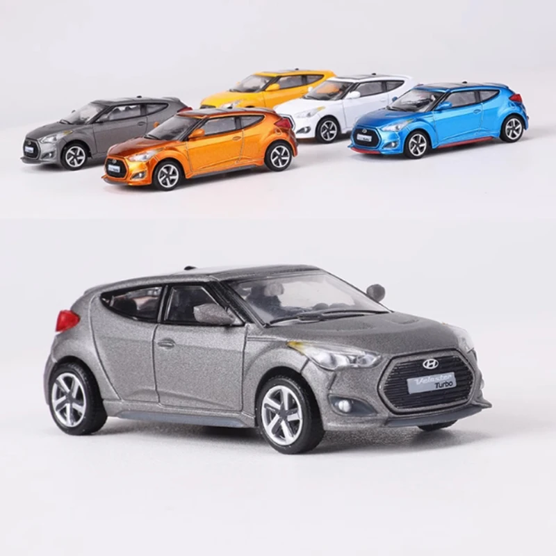 

SHADOW литой под давлением масштаб 1:64 Veloster Turbo сплав имитация модели автомобиля готовая коллекция для хобби украшения подарок игрушки статическое шоу