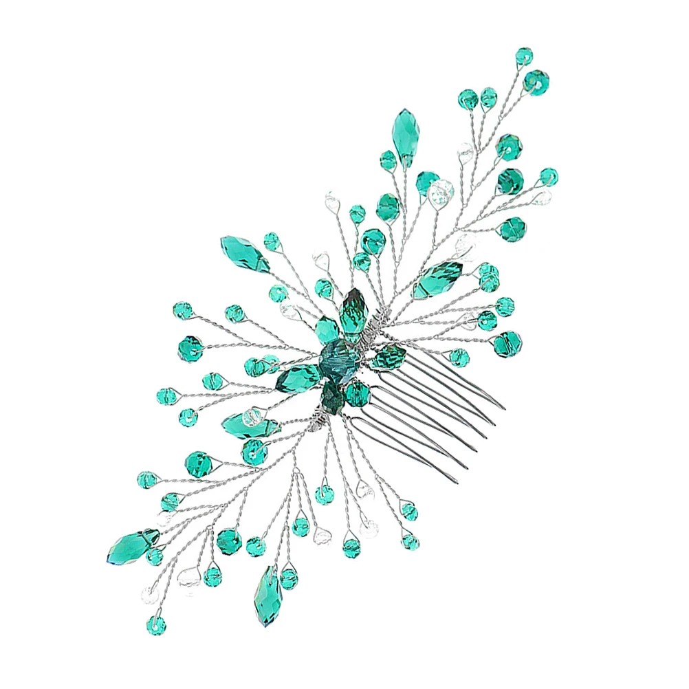

Crystal Headdresses Bridal Rhinestone Zinc Alloy Bridal Hair Comb Bride Hairpiece For Women Hair Comb Bridesmaids Gifts