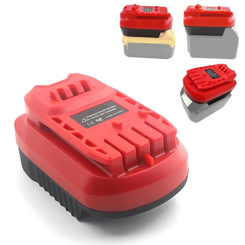 

Replacement Adapter for Makita for Dewalt for Milwaukee 18V Lithium Battery Convert To Work for Craftsman 20V Cordless Tools Use