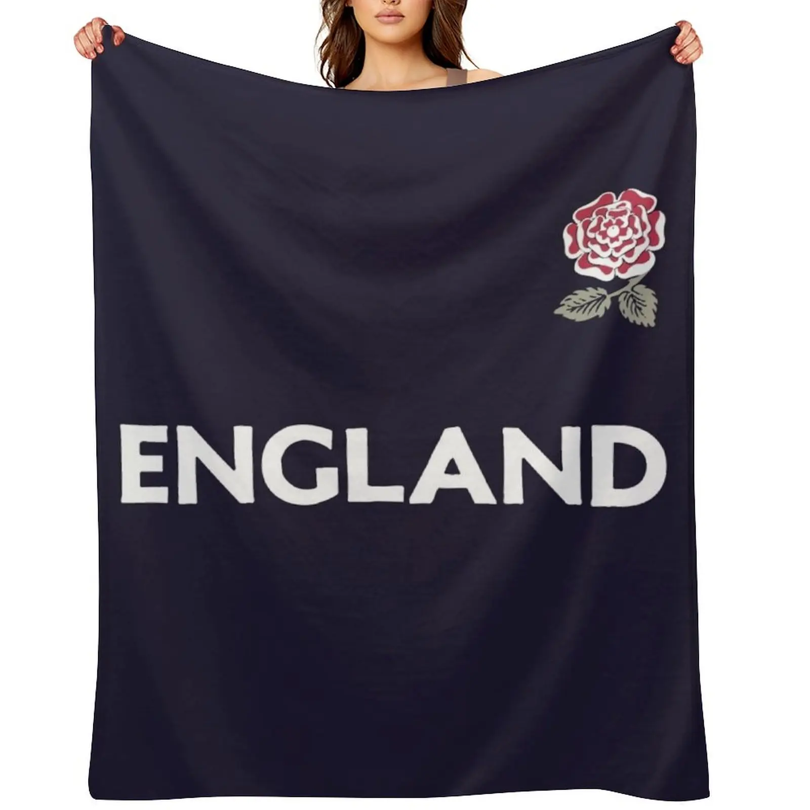 

England Rugby (2019 Rose Crest) Throw Blanket Decorative Sofas Flannel Luxury Throw Sofa Throw Blankets