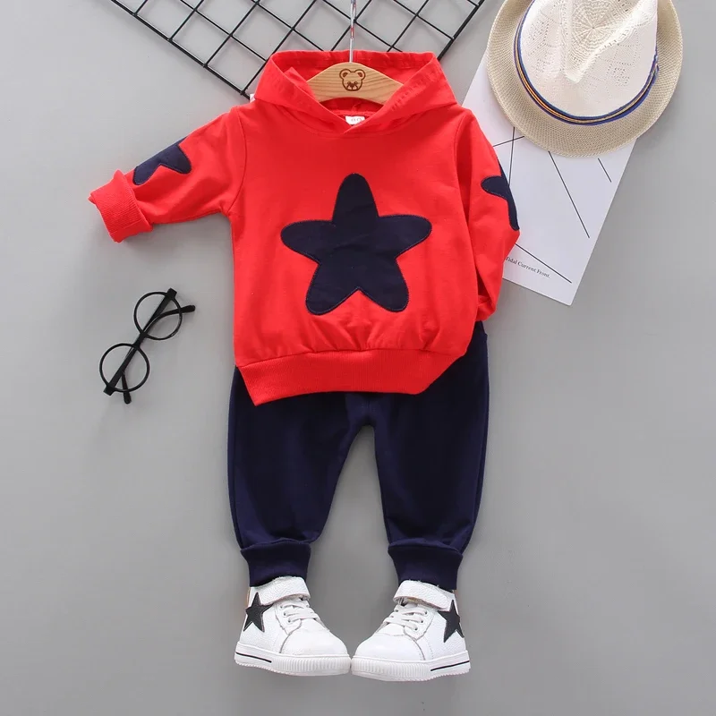 

Autumn Spring Toddler Clothes Suits Children Kids Girls Boy Clothing T Shirt Pants 2pcs/Set Kids Sports Costume Suit 0-5 Years