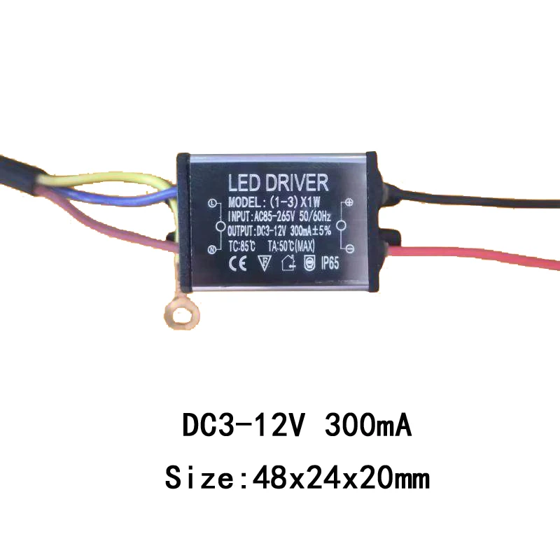 Waterproof LED Driver 12-18W 18-24W 8-12W 4-7W 1-3W 25-36W Power Supply IP65 For Floodlight DIY