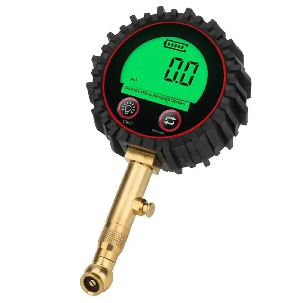Tire Pressure Gauge 3-255PSI Backlight LCD Display Digital Air Pressure Gauge For Car Truck High Precision Tyre Tester
