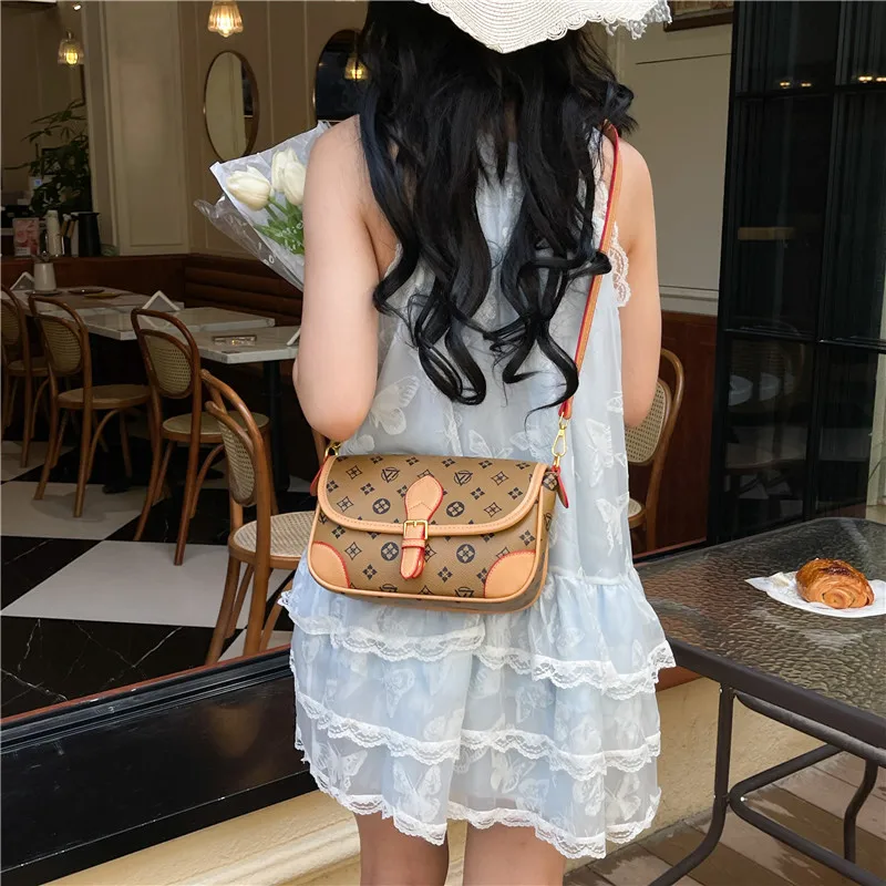 Sac à bandoulière en cuir pour femmes, marque de luxe, sac à main élégant, fourre-tout classique de styliste, Style moderne à la mode