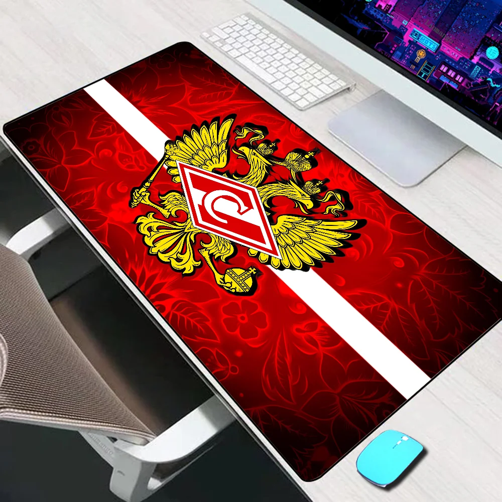 Spartak Large Mouse Pad Gaming Accessories Mouse Mat Keyboard Mat PC Gamer Desk Pad Silicone Computer Mousepad Laptop Mausepad