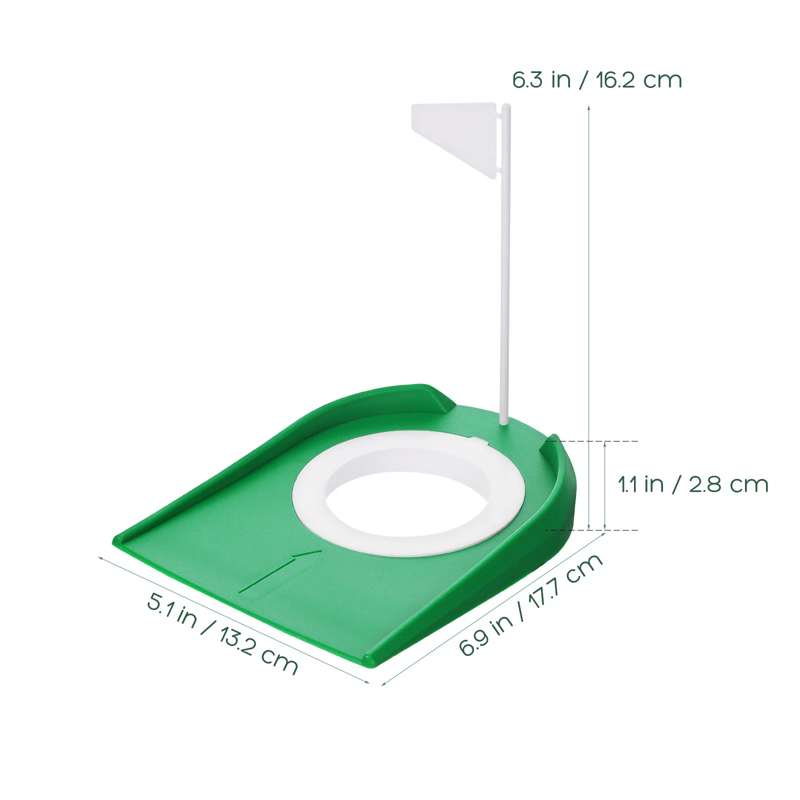 2 قطعة أكواب خفيفة الوزن محمولة معدات الممارسة الداخلية قابلة للفصل مع العلم للسجاد مكتب الفناء الخلفي ثقب كوب وضع الكوب #4