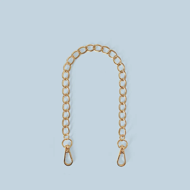 Shoulder strap accessories bag, crossbody, single shoulder, thin metal chain, high-end iron chain, non fading bag strap chain