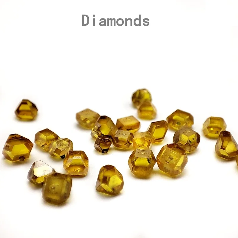 Diamant créé en laboratoire par l\'homme, fait à la main, perles, Adamas synthétiques, outil de coupe de spécimen, accessoire de bijouterie, artisanat