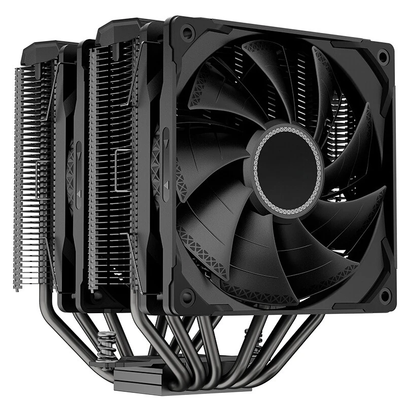 

Big frost tower six copper tube cpu radiator, Darth Vader large air volume high performance 12th generation cooling fan