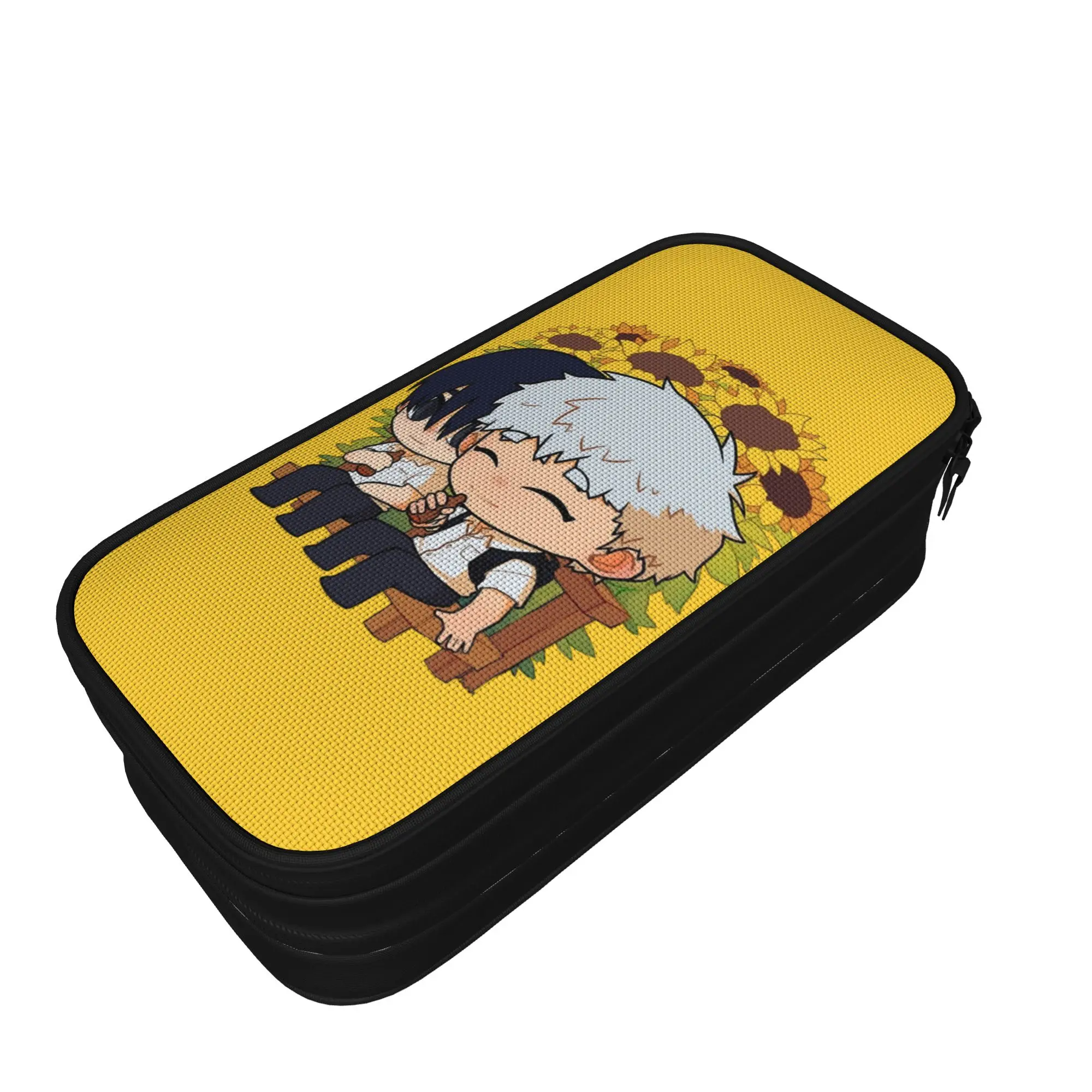 Creative Hikaru Sunflower The Summer Hikaru Died Pencil Case  Pencilcases for Student BagZipper Stationery,