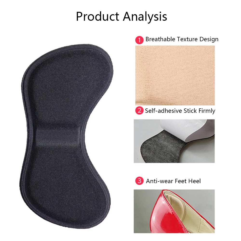 Hielinlegzolen Patch Anti-slijtage Kussen Pads Zelfklevende Schoenvuller Voetverzorging Hielbeschermer Zelfklevende Achtersticker Schoenen Insert