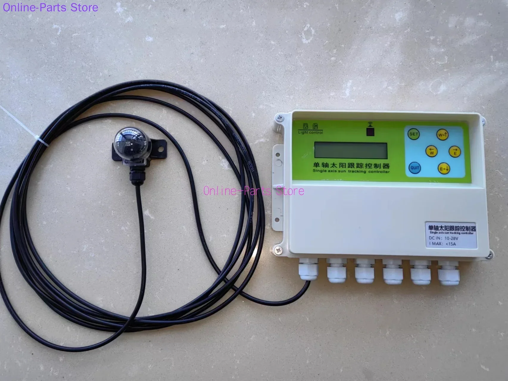 New High Current Single Axis Solar Automatic Tracking Controller Solar Panel Tracking System Solar Slant Sun Tracker Controller