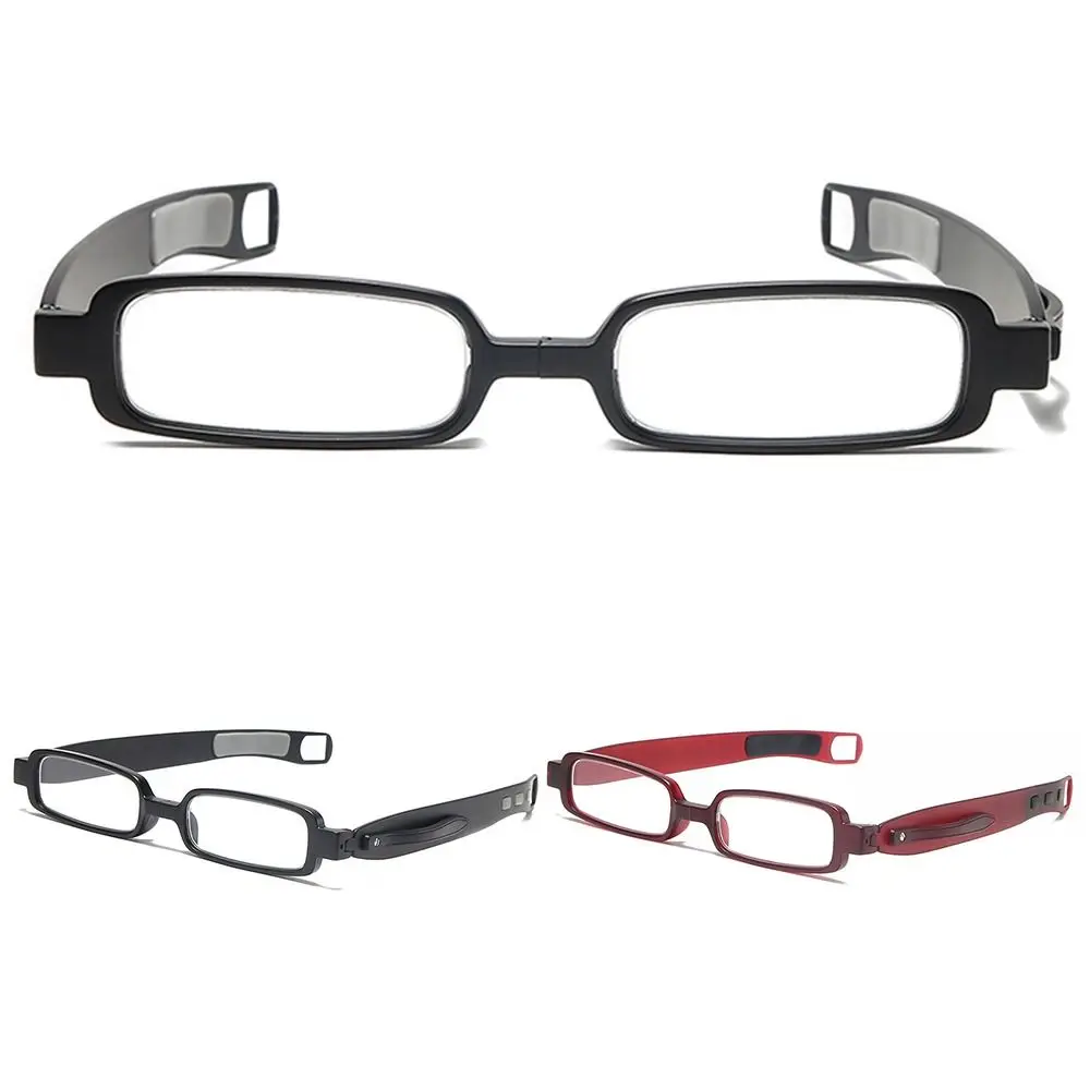 +1.0~+4.0 ミニポケットペンクリップリーダー老眼メガネレザーケース付きアンチブルーライト折りたたみポータブル老眼鏡