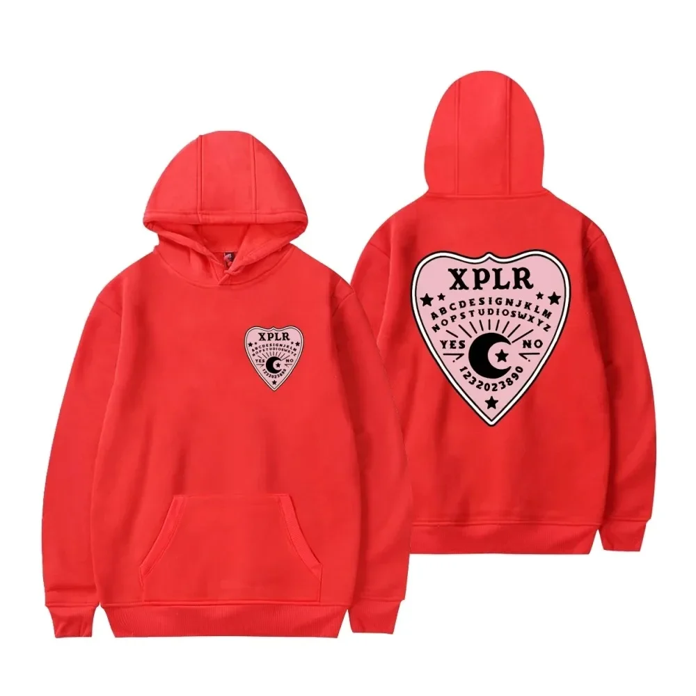 Sam and Colby XPLR men\'s and women\'s hooded sweatshirts Long sleeved casual hooded street wear top