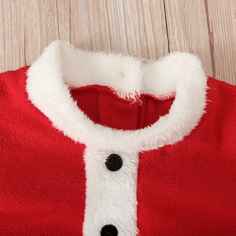 Boys and girls European and American spring and autumn style Santa Claus long-sleeved jumpsuit romper crawling clothes two-piece