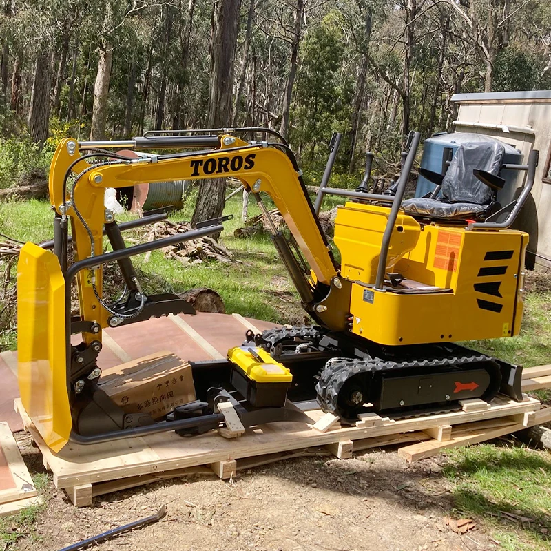 

Chinese Small Excavators Prices Factory Crawler MiniBagger Mini Digger 1 Ton 1.2 Ton Mini Excavator With quick hitch