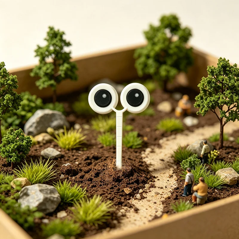Funny Plant Eye Stake Cute Big Eye Garden Pick Customizable Wholesale For Bonsai Terrarium Micro Landscape Yard Decoration