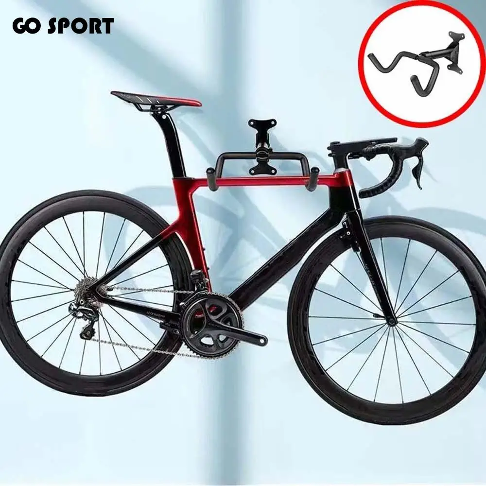 

Foldable Design Beam Bicycle Frame Heavy Duty Storage Scalable Stretchable Bike Holder Double Hook 360 Degree Rotating Rack
