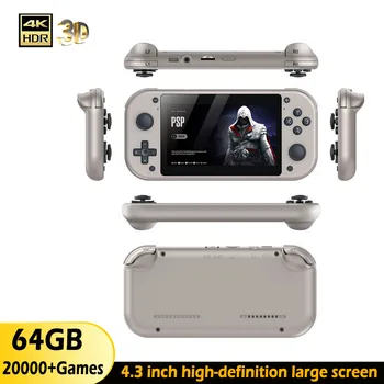 M17 Game Console 64G 128G Open Source Linux System 4.3 inch Screen Portable Pocket Video Player Retro Game Console