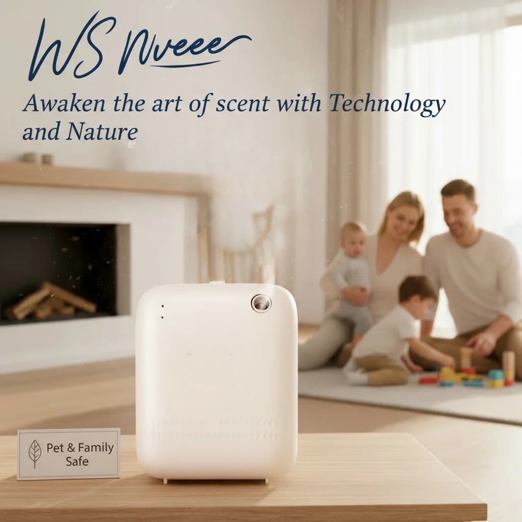 

Aroma Waterless Diffuser for House & Office Large Room Coverage 1200 sq ft, 150ml Bottle, house diffuser, white/Black