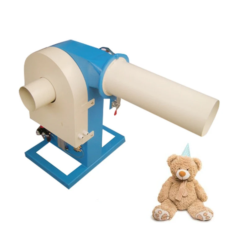 Plush Toy Feather Stuffing Filling Machine Polyester Fiber Pillow Cotton Filling Machine