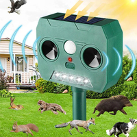 Animal Repeller Ultrasonic Solar Power Outdoor Pest Cat Mice Sensor Infrared Portable Repeller for Home Garden