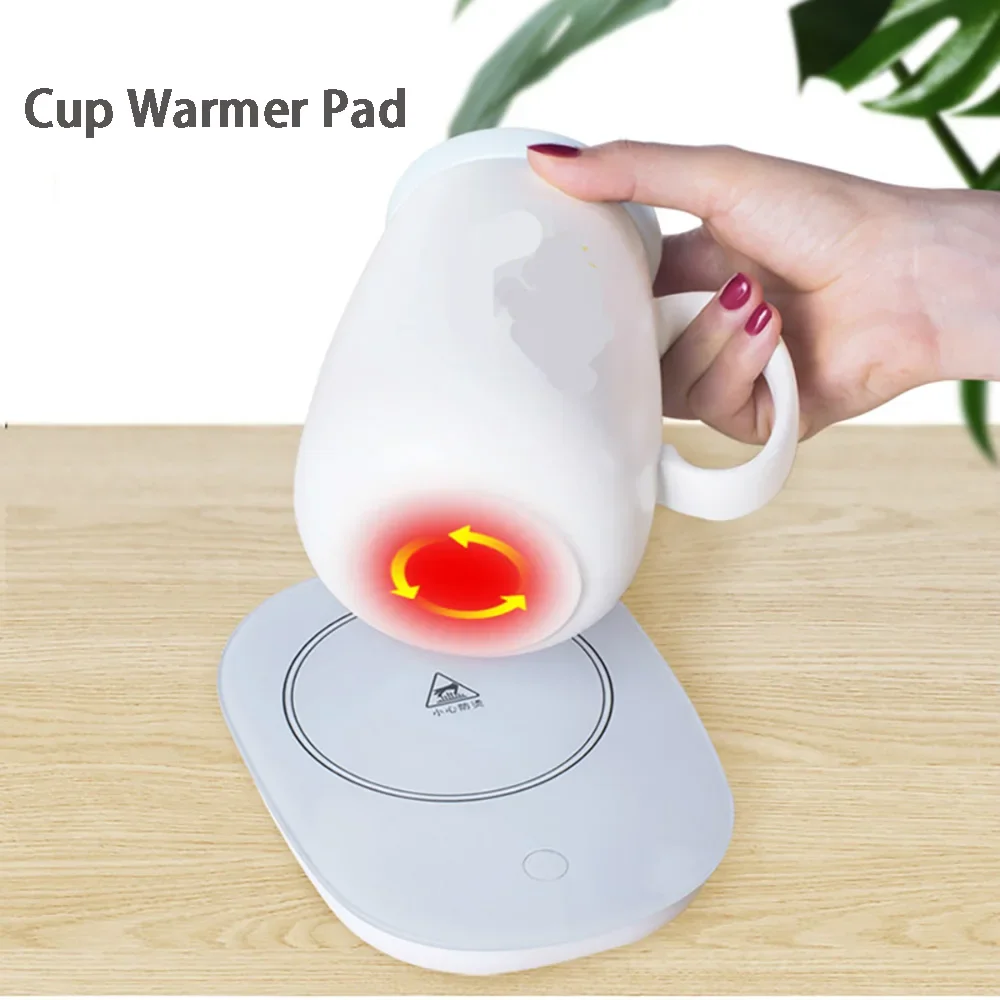 

Electric Coffee Mug Cup Warmer Insulation Pad 110V/220V Home Office Constant Heater