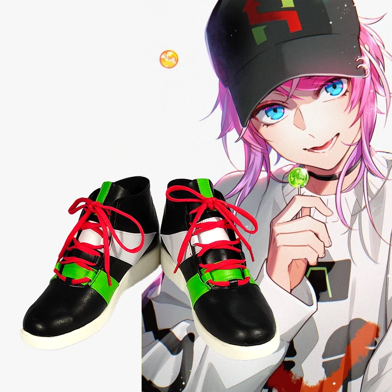 Division Rap Battle Hypnosis Mic RAMUDA AMEMURA Cosplay Shoes Boots Anime Cosplay Custom Made for Adult Men Women Shoes