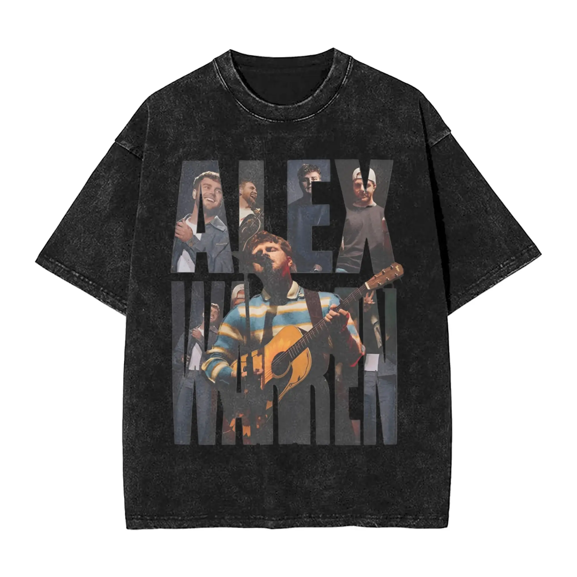 Summer Alex Warren Finding Family on The Road Tour 2026  Washed T Shirt Outfit Harajuku T-Shirt  for Men Women Tee Shirt