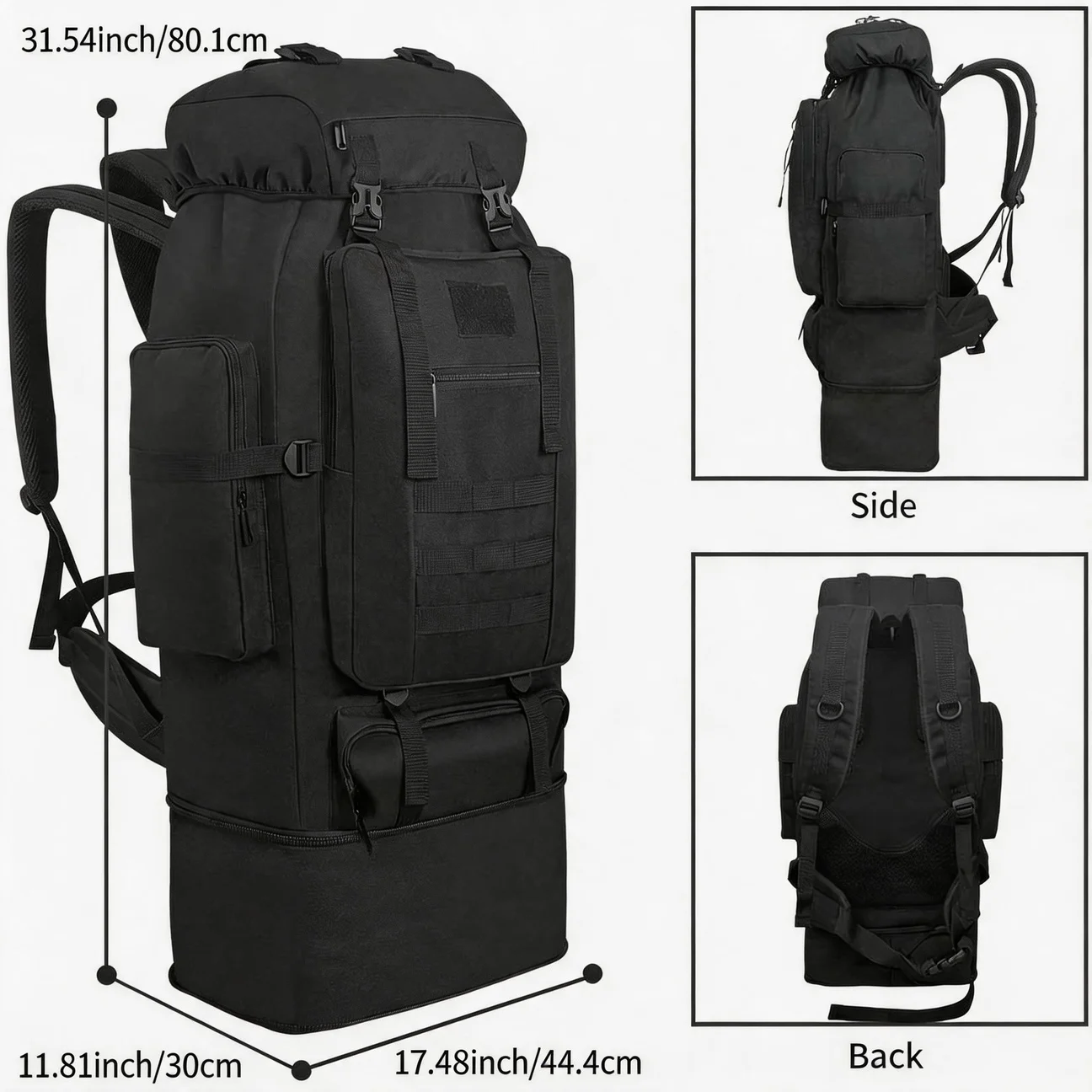 Large Capacity Hiking Backpack Outdoor Camping Practical Gift