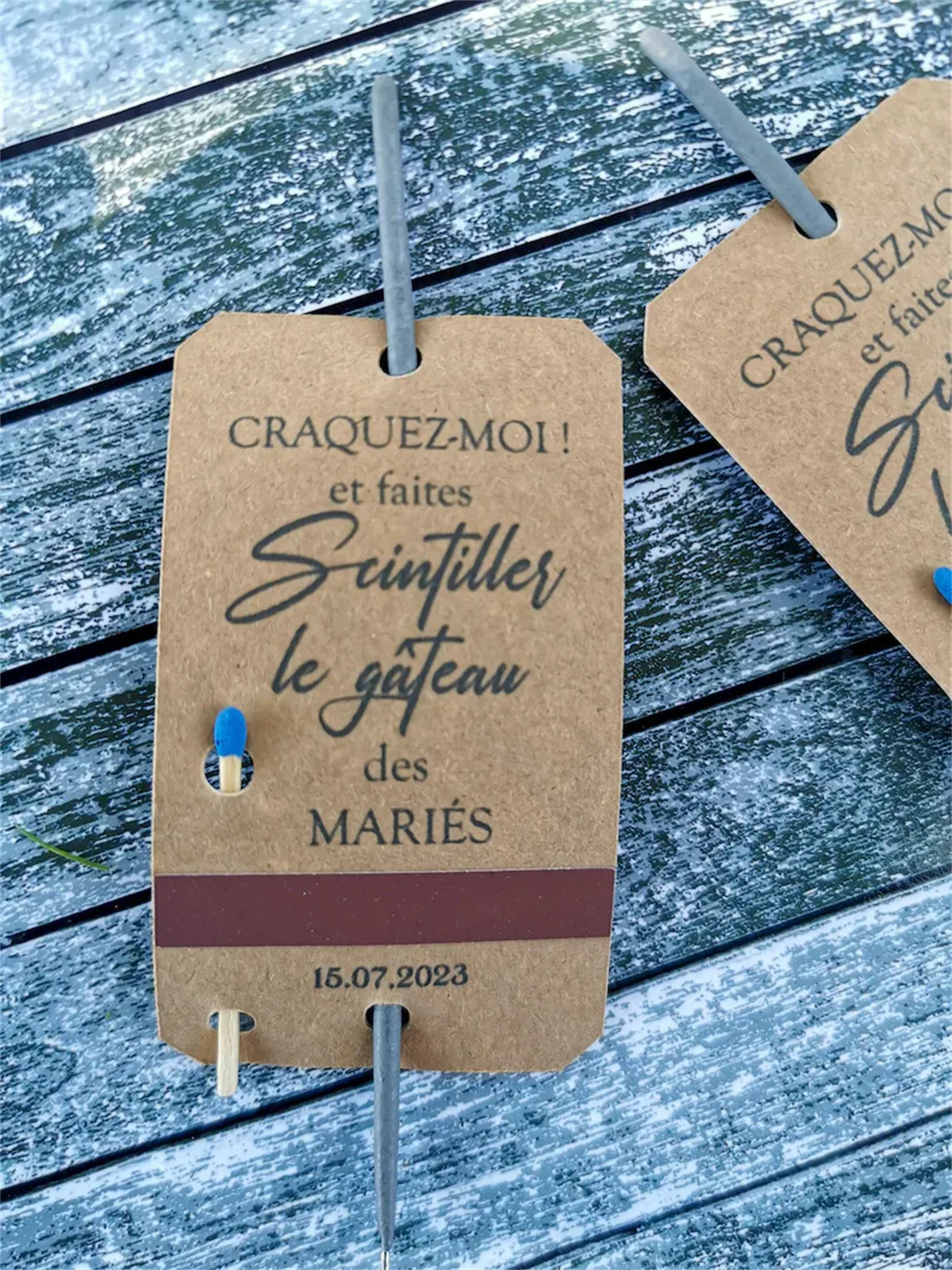 Custom Sparkler Tags for Weddings,Etiquetas de bengala, Parties and More Spark to Your Celebration with Personalized Sparkler Ta