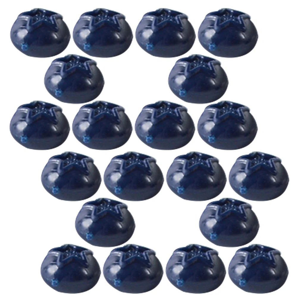 50 Pcs Lemon Decor Simulation Blueberry Fruit Shop Simulated Adornment Artificial