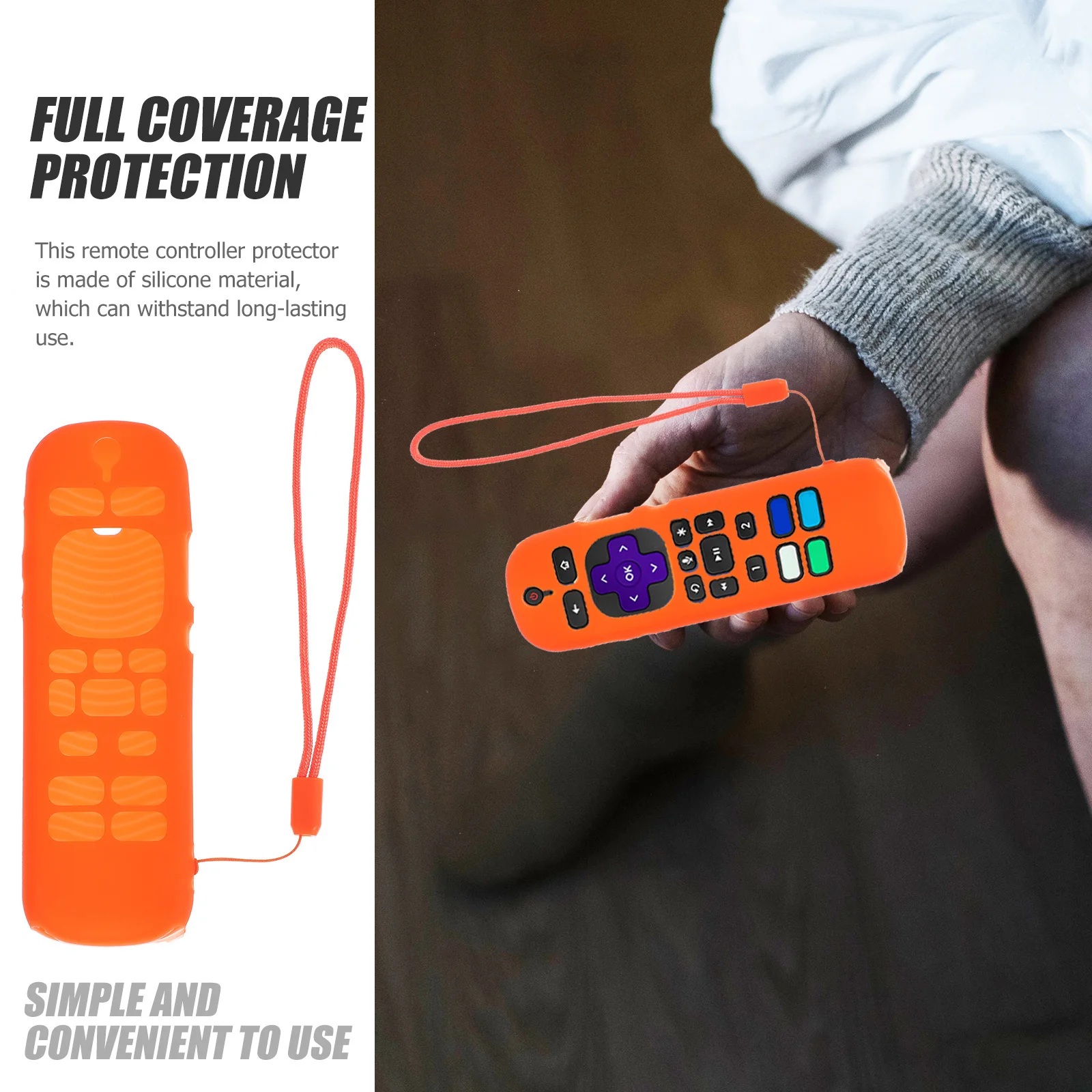 

Controller Silicone Shockproof Non Slip Protector Case for Remote Remote Controller Cover Full Colors